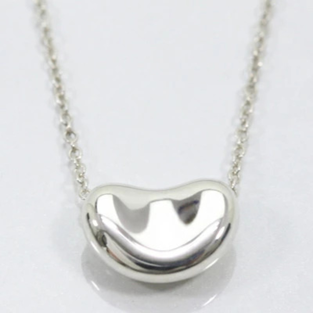 TIFFANY Co Bean Necklace Sterling Silver
